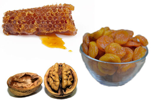 Польза мёда, грецкого ореха и кураги для мужского здоровья